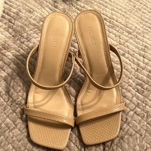 Forever 21 slip on heels